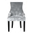 Scandinavian Chair Cover – Gray Velvet