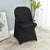 Black Wedding Folding Chair Cover