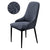 Gray Black Scandinavian Chair Cover