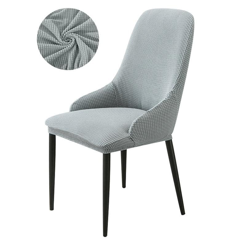 Light Gray METAL Scandinavian Chair Cover