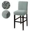 Bar Stool Cover Green Gray