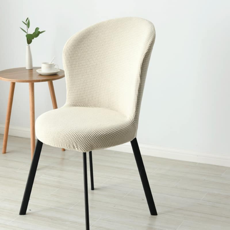 Light Beige Scandinavian Chair Cover