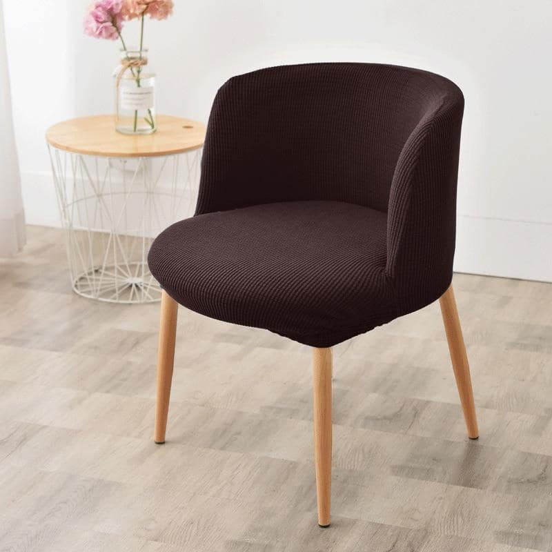 Dark Brown Scandinavian Chair Cover