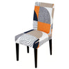 Orange, Gray and Black Chair Cover