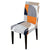 Orange, Gray and Black Chair Cover