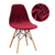 Garnet Velvet Scandinavian Chair Cover