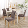 Striped Brown Modern Chair Cover