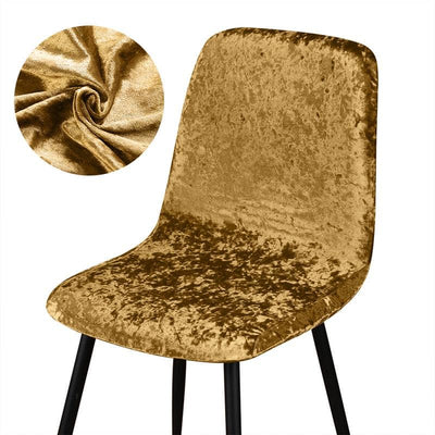 GOLD VELVET Scandinavian Chair Cover