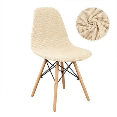 Light Beige Scandinavian Chair Cover