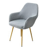 Light Gray Scandinavian Chair Cover