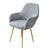 Light Gray Scandinavian Chair Cover