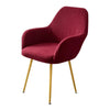 Blood Red Scandinavian Chair Cover