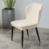 Beige / White Scandinavian Chair Cover