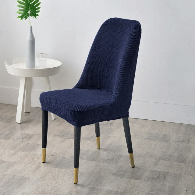 Stryn Scandinavian Chair Cover Navy blue