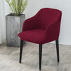 Tolga Burgundy Scandinavian Chair Cover