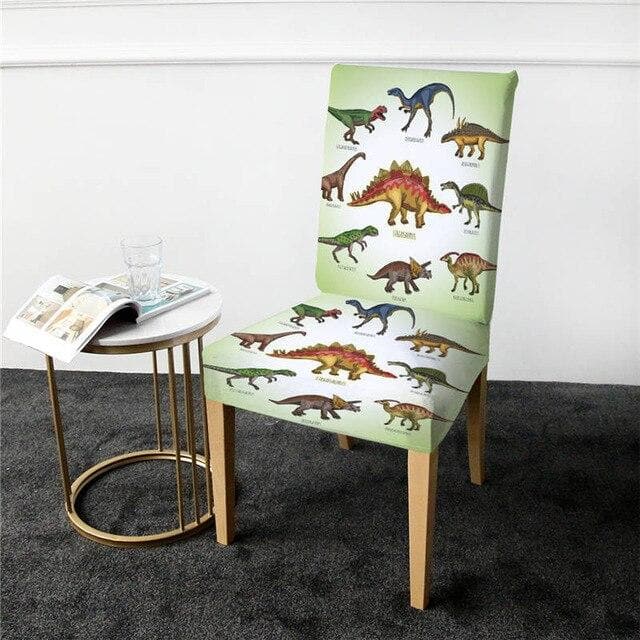 Dinosaur Green Chair Cover