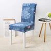 Blue Flamingo Chair Cover