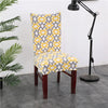 Yellow and Gray Chair Cover