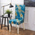 Blue Leaf Chair Cover