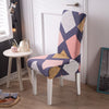 Purple Chair Cover with White and Pink Patterns Joaquina
