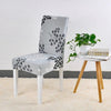 Gray Leaf Chair Cover