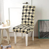 Beige Chair Cover with Gray and Black Stars