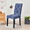 Gray Chair Cover With Black Patterns