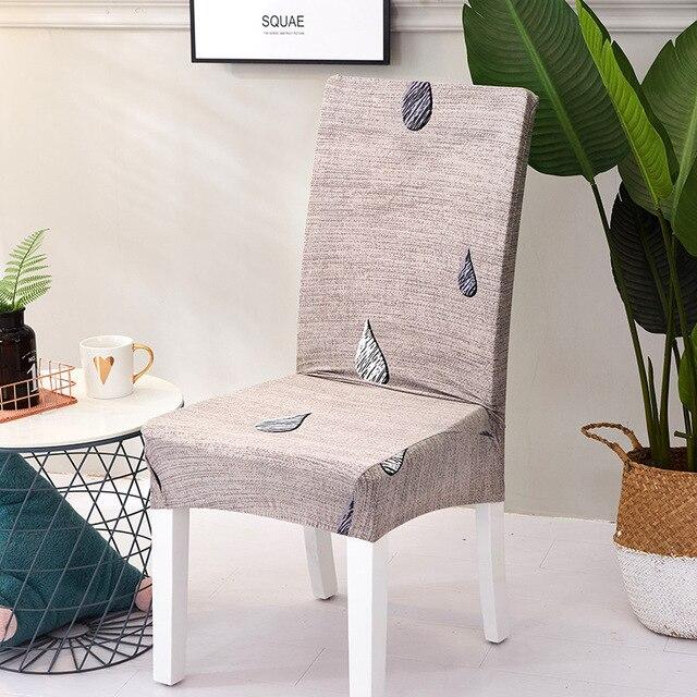 Gray Teardrop Chair Cover