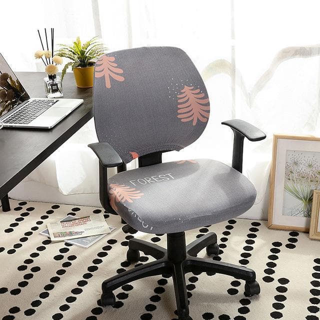 Office Chair Cover Forest