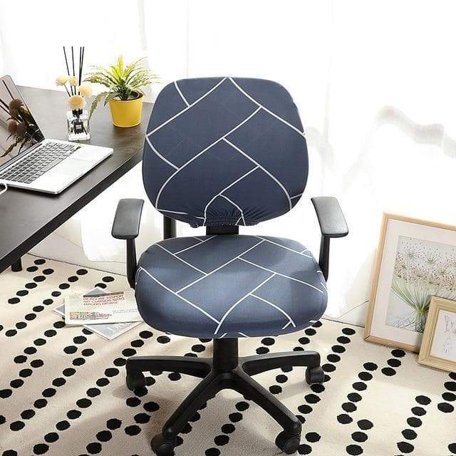 Gabriella Dark Gray Office Chair Cover