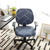 Gabriella Dark Gray Office Chair Cover