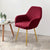 Skodje Burgundy Scandinavian Chair Cover