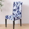 Blue Footprint Chair Cover