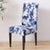 Blue Footprint Chair Cover