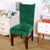 Emerald Green Velvet Chair Cover