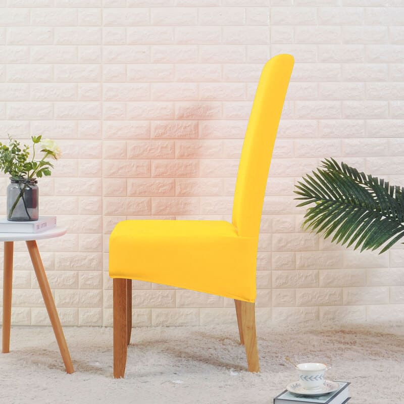 Large Yellow Chair Cover