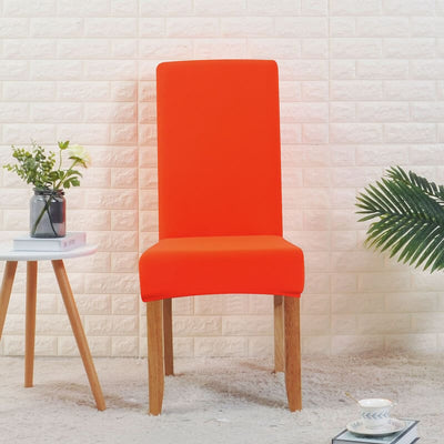 Large Orange Chair Cover