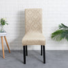 Lily Beige Velvet Chair Cover