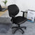 Black Leather Office Chair Cover